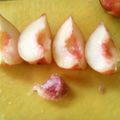 らどりん's cooksnap of when they made キレイに桃がむけちゃうよ♪.