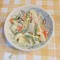 オレンジリング's cooksnap of when they made 簡単!ゴロッとおイモ☆彩りポテトサラダ.