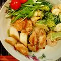saoricoco's cooksnap of when they made 焼き葱と鶏胸肉の甘辛炒め.