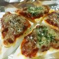 京ん家's cooksnap of when they made 新食感？！はんぺんでふわふわミートピザ☆.
