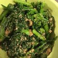 ♡しゃん♡'s cooksnap of when they made 母の味☆春菊の胡麻和え.