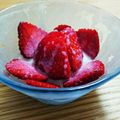 RYOCO∞'s cooksnap of when they made 甘党さんへ♪練乳いちごミルクプリン.