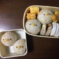 yu‾ma's cooksnap of when they made 塩むすびdeひよこちゃんにぎり☆キャラ弁.