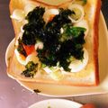 たなふさ's cooksnap of when they made ゆで卵に、レモンと海苔・葱・塩トースト.