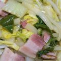 namiko0303's cooksnap of when they made 白菜とベーコンのバターぽん酢炒め.