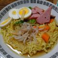 sorairoha's cooksnap of when they made 鶏ガラスープの醤油ラーメン♡半熟卵乗せ♪.