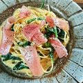 スタジオ's cooksnap of when they made 簡単！クリームチーズとたまごのパスタ.