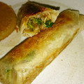 mikamikan's cooksnap of when they made *ちくわ（エビ）と豆苗の春巻き*.