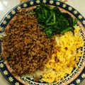ハッピィ0730's cooksnap of when they made 我が家の人気メニュー♪鶏そぼろ丼.