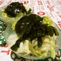 赤い電話's cooksnap of when they made レタスとわかめたっぷりのサラダ♪.
