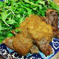 meronaisu's cooksnap of when they made わが家のステーキ シャリアピン風！.