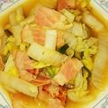 なりっきー's cooksnap of when they made 白菜とベーコンのバターぽん酢炒め.