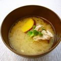 runa10's cooksnap of when they made さつま芋のほっこり♡お味噌汁.