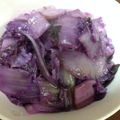 Chee_2009's cooksnap of when they made 紫白菜の甘酢あん.