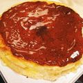 cherie♡♡'s cooksnap of when they made とろけるスフレチーズケーキ.