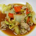 kohmom's cooksnap of when they made 豚バラと白菜とネギの味噌炒め.