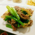 えだまめ美's cooksnap of when they made 牛肉と小松菜のオイスター炒め♪.