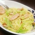 まきまっきぃ☆'s cooksnap of when they made ブロッコリーの芯のぺペロンチーノパスタ.