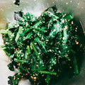 qpyoko's cooksnap of when they made ☆ほうれん草の海苔ゴマ和え☆.