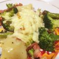 ねねたろぅ's cooksnap of when they made ベーコンポテトブロッコリー炒めチーズのせ.
