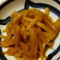 ｴﾉｺﾛ's cooksnap of when they made 簡単✨めんつゆでヤーコンのきんぴら.