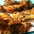Kumaorange's cooksnap of when they made さつまいもの千切り揚げ☆.