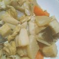 ☆結★'s cooksnap of when they made 【分量あり】大根とレンコンの煮物.