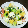 siestaa's cooksnap of when they made チンゲン菜 厚揚げ 椎茸の粉ゆず胡椒炒め.