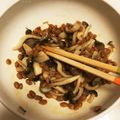 happykitch's cooksnap of when they made オクラ納豆つるりんシメジ.