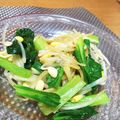クックAXRP2S☆'s cooksnap of when they made 簡単‼小松菜とモヤシのナムル.