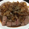 ななぞぅ's cooksnap of when they made ■粒マスタードとバルサミコ酢のステーキ■.