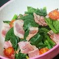 とさみさと's cooksnap of when they made 簡単！ほうれん草生ハムサラダ.