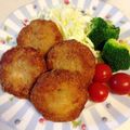 skdmk's cooksnap of when they made お肉屋さんのメンチカツ♥.