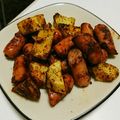 さつきばれ's cooksnap of when they made 新ジャガとウィンナーのカレーケチャ炒め.