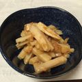 クックKP5YFG☆'s cooksnap of when they made 梅風味のれんこんきんぴら.