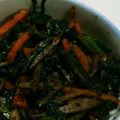 rie0x0's cooksnap of when they made 春菊入りのキンピラ.