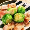 oksmnko's cooksnap of when they made *芽キャベツとベーコン炒め*.