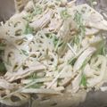 siia11's cooksnap of when they made 鶏胸肉＊蓮根＊水菜の簡単サラダ和え♬.