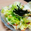 赤きんぎょ16's cooksnap of when they made ふりかけをレタス サラダのトッピングに♪.