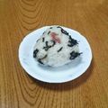 msft5632's cooksnap of when they made 『塩昆布で梅オニギリ♡』.