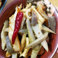 amehuri's cooksnap of when they made さつま揚げのきんぴらごぼう.