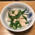 しろしろちゃん's cooksnap of when they made ✿ささ身とオクラの柚子胡椒和え✿.