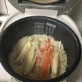 はーとねこ's cooksnap of when they made 冷凍カニで！シンプル炊き込みごはん。.