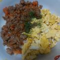ぽるるん♡'s cooksnap of when they made 簡単おいしい鶏そぼろ丼.