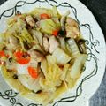 apricotmai's cooksnap of when they made 白菜大量消費！鶏ももと白菜の炊いたん.
