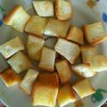くりーむ007's cooksnap of when they made 簡単★食パンラスク.