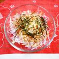 pitachan1's cooksnap of when they made 新玉ねぎと温泉卵のポン酢サラダ.