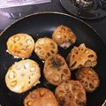 クックFUAI3L☆'s cooksnap of when they made リメイク！里芋煮物のれんこん焼き.
