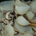 初心者リンママ's cooksnap of when they made 時短！大根と豚肉の味噌炒め.