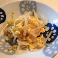 ゆちこた♡'s cooksnap of when they made あと一品！の卵もやしナムル.